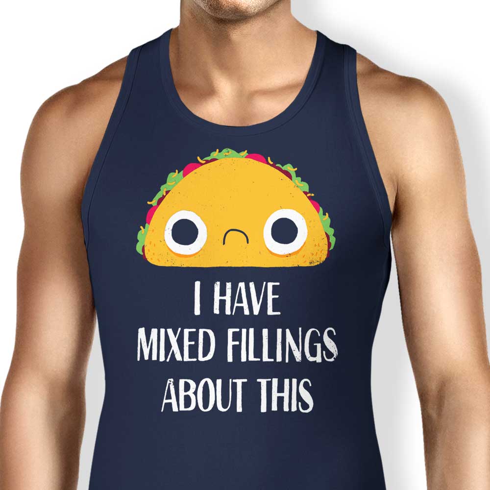 DinoMike's Soft and Comfortable Mixed Fillings Tank Tops for Men, Women, and Unisex