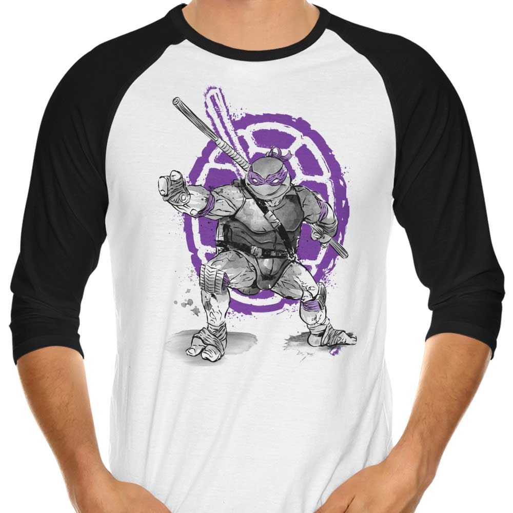 Bo Sumi-e Three - Quarter Sleeve Raglan Style T - Shirt for Casual Wear