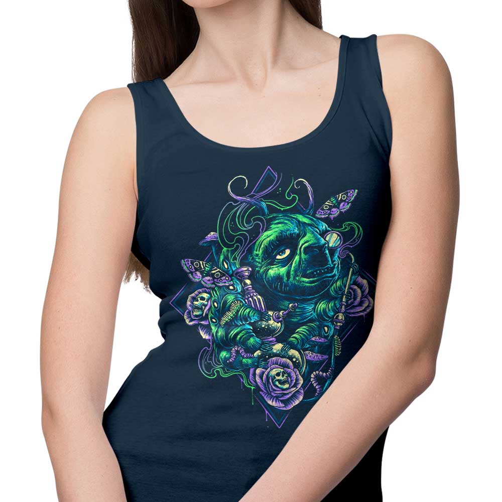 Glitchygorilla's Comfortable Smoking Diamond Tank Tops for Men and Women