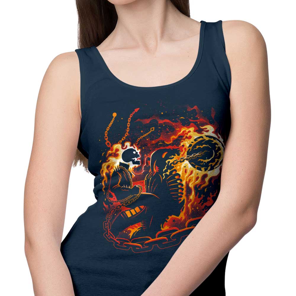Alemaglia's Blazing Vengeance Comfortable Unisex and Women's Tank Tops
