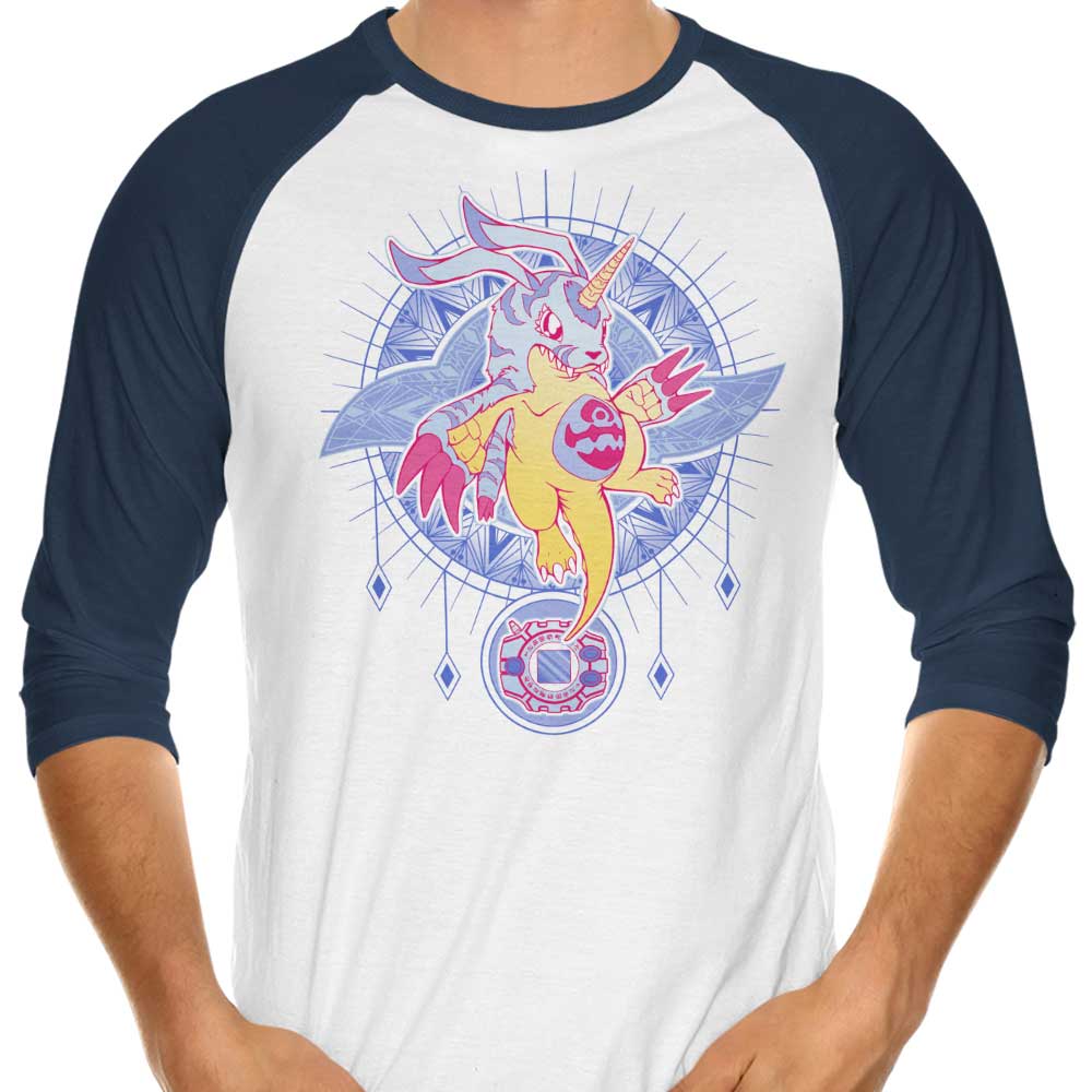 Chocolate Raisin Fury's 3/4 Sleeve Raglan T-Shirt with Friendship Crest