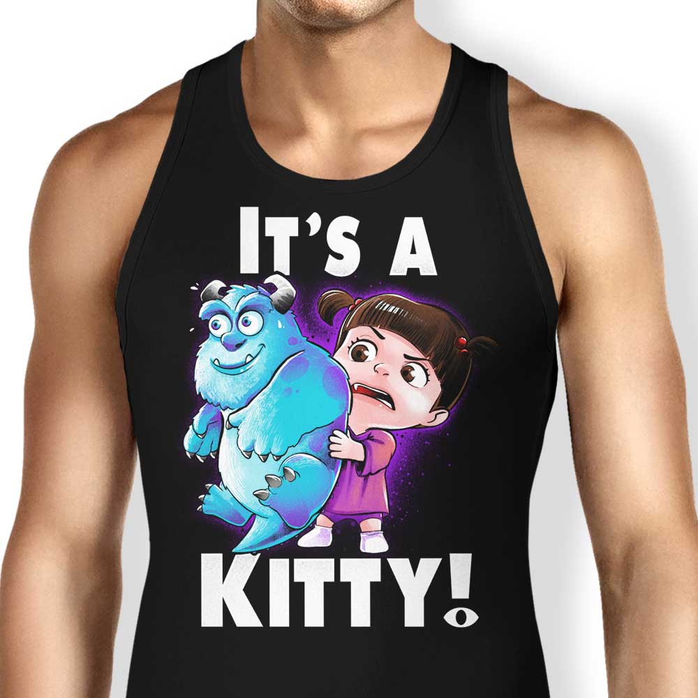 Alemaglia's 'It's a Kitty' Stylish Unisex and Women's Tank Tops