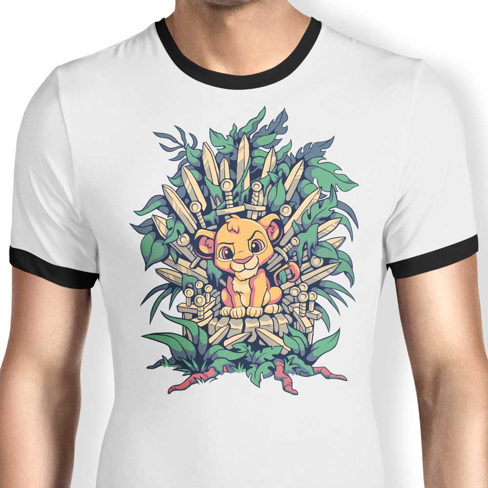 Authentic True King Men's Ringer Style T-Shirt