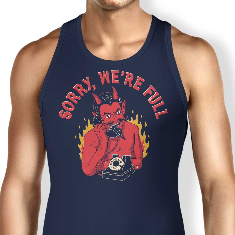 DinoMike's 'Sorry We're Full' Comfortable Unisex and Women's Tank Tops