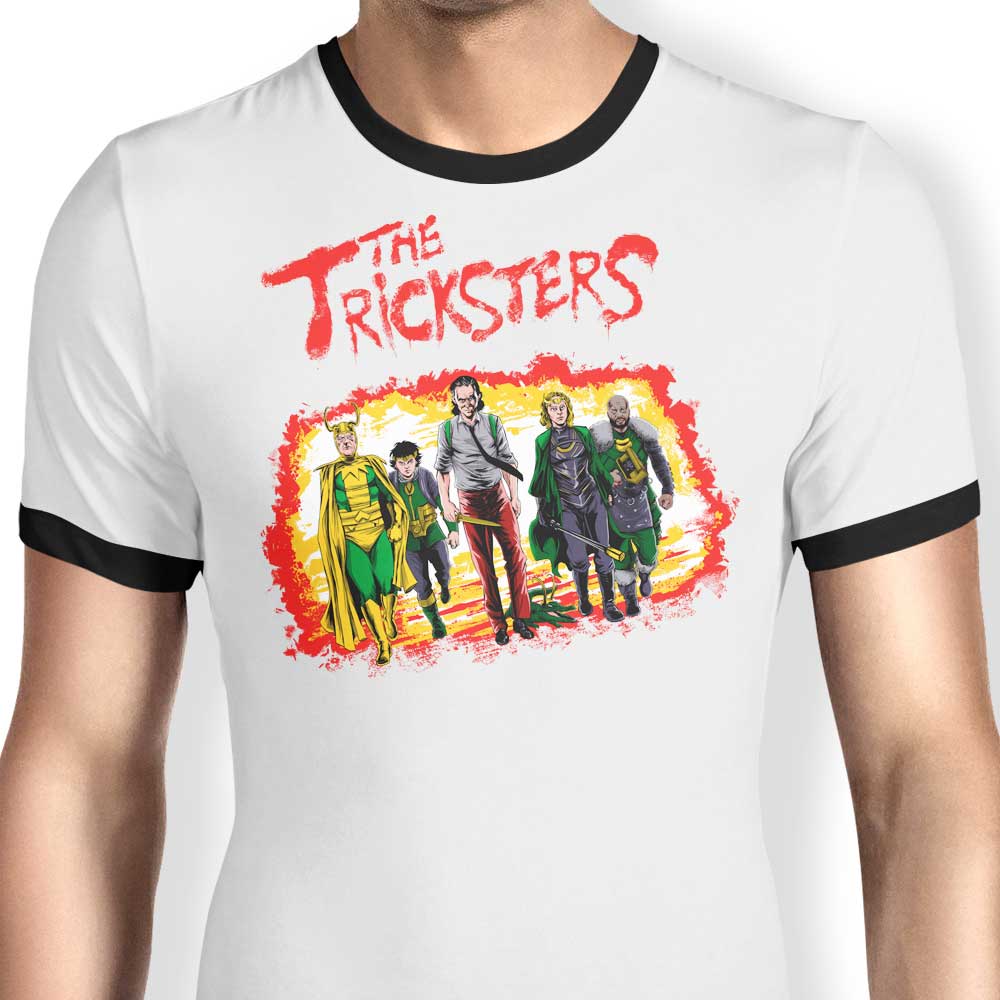 Zascanauta Men's Comfortable 100% Cotton Ringer T-Shirt - The Tricksters