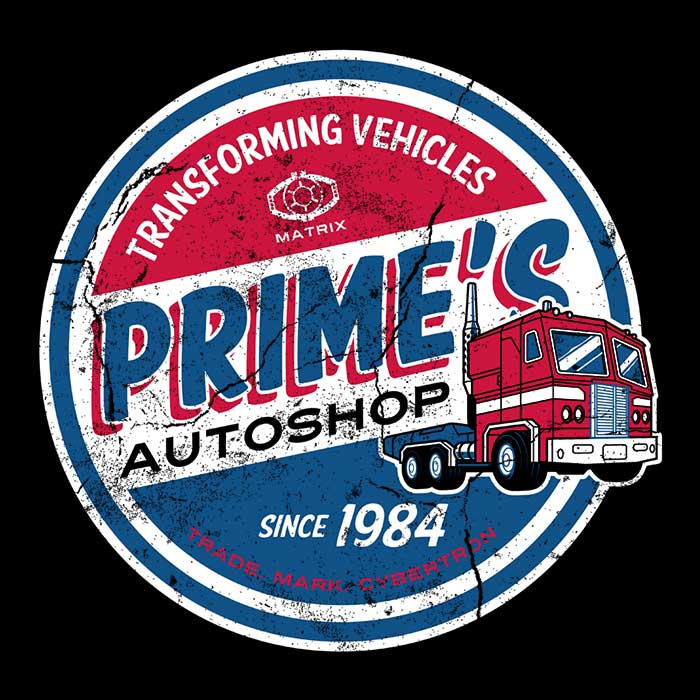 Prime's Auto Shop 3/4 Sleeve Raglan Stylish T-Shirt