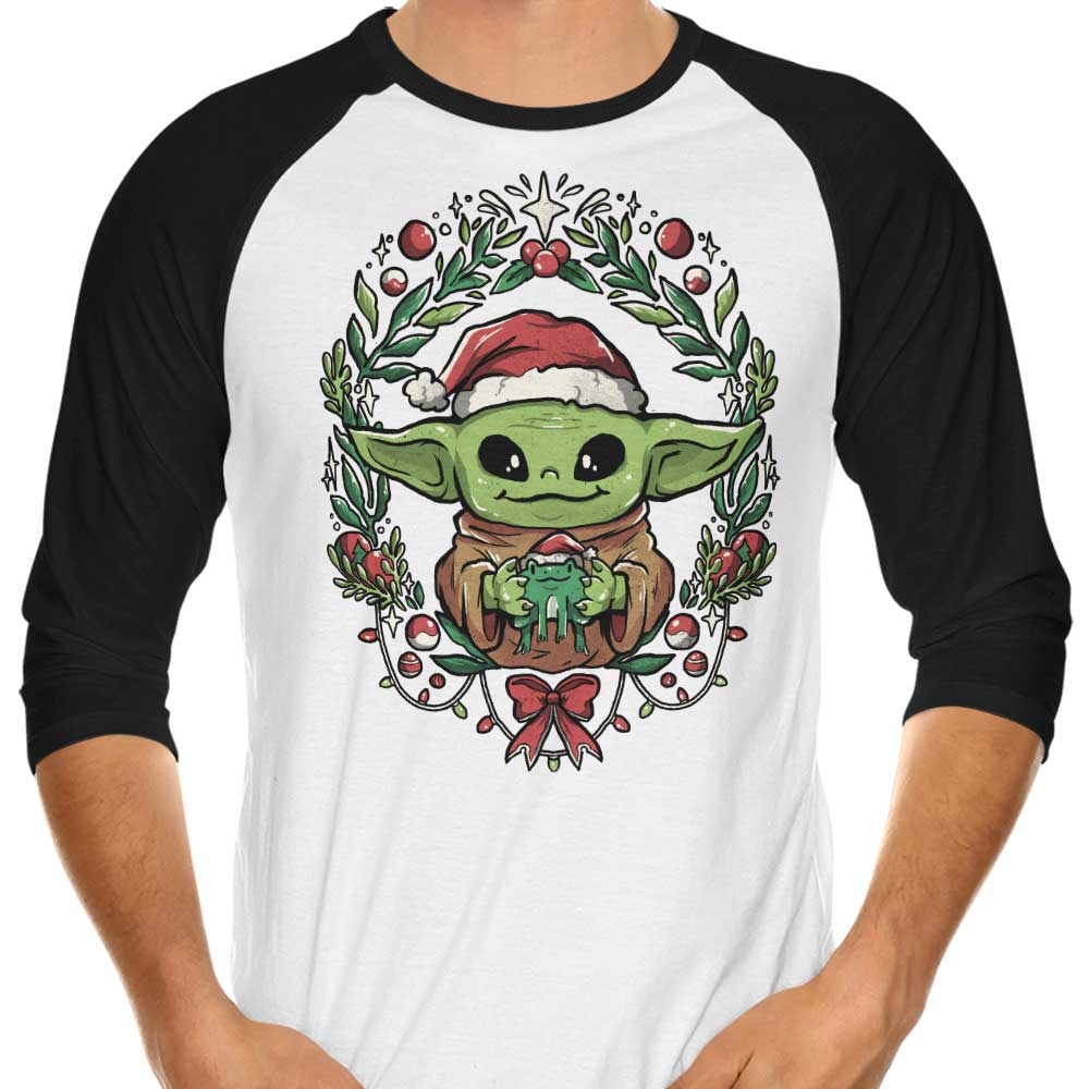 Kids' Christmas 3/4 Sleeve Raglan Style T-Shirt