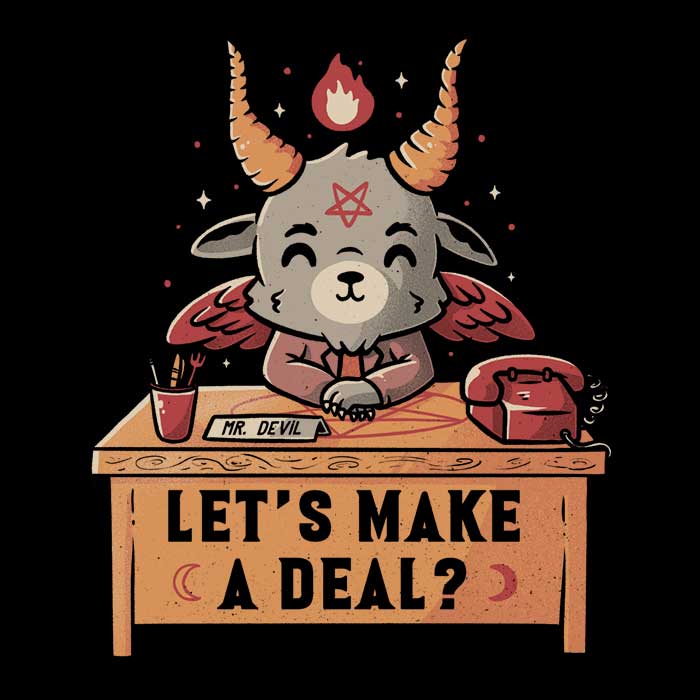 Edu.ely's Let's Make a Deal - Stylish Men's Ringer T - Shirt in S to 4XL
