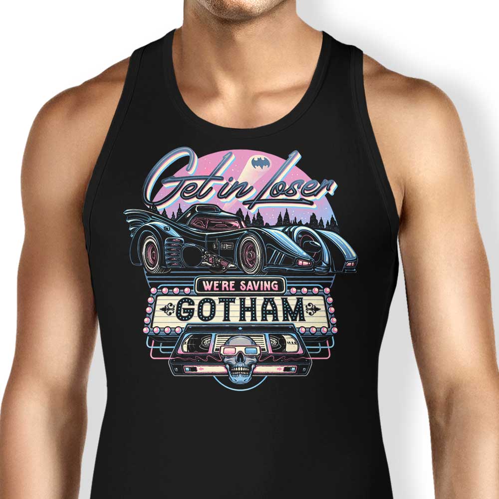 Momma Gorilla Inspired - We're Saving Gotham Tank Top for Trendy Wear