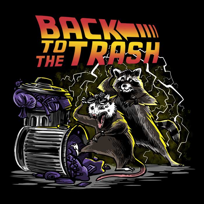 Zascanauta's Back to the Trash Men's and Women's Comfortable Tank Tops