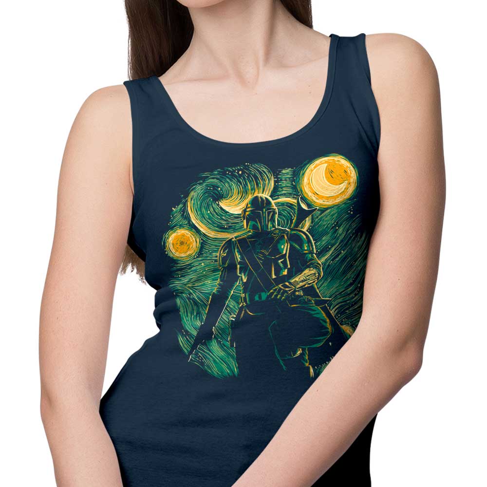 Ddjvigo's Soft and Comfortable Starry Creed Tank Tops for Men and Women