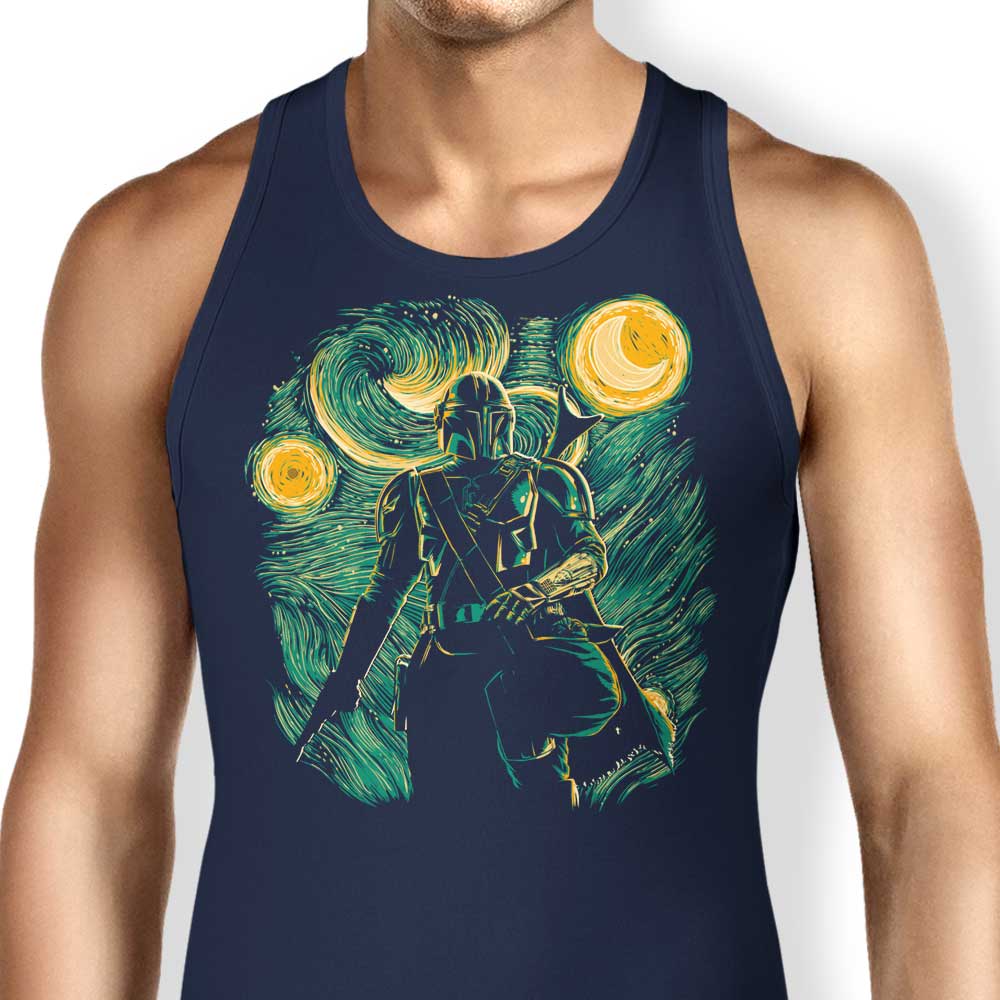 Ddjvigo's Soft and Comfortable Starry Creed Tank Tops for Men and Women