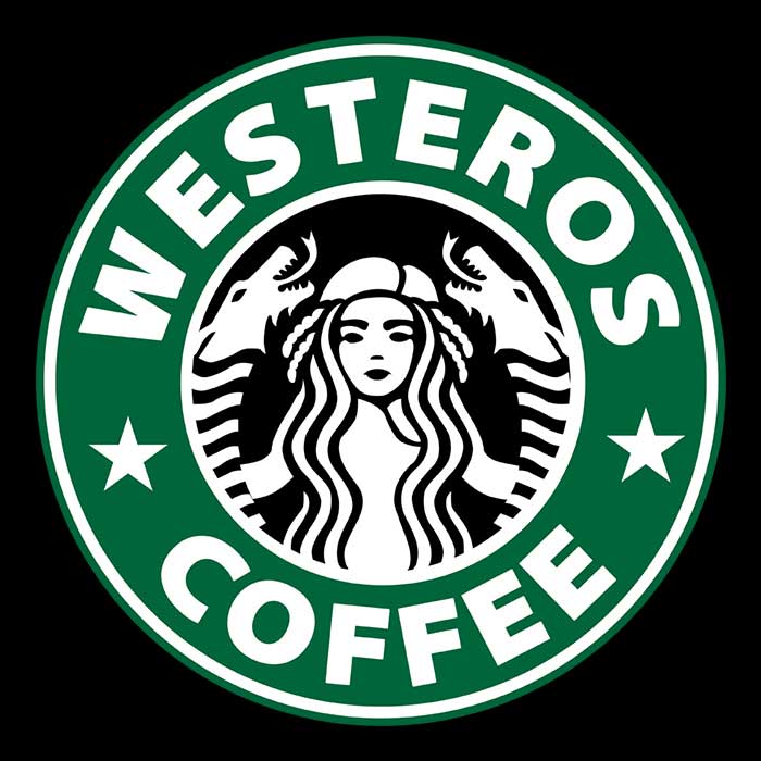 Westeros Coffee Men's Classic Ringer Style Cotton T-Shirt