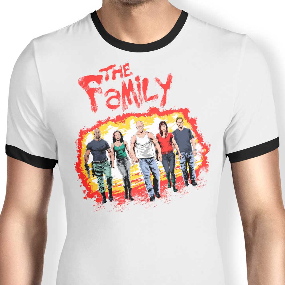 The Family Brand Men's Ringer Style Cotton T-Shirt