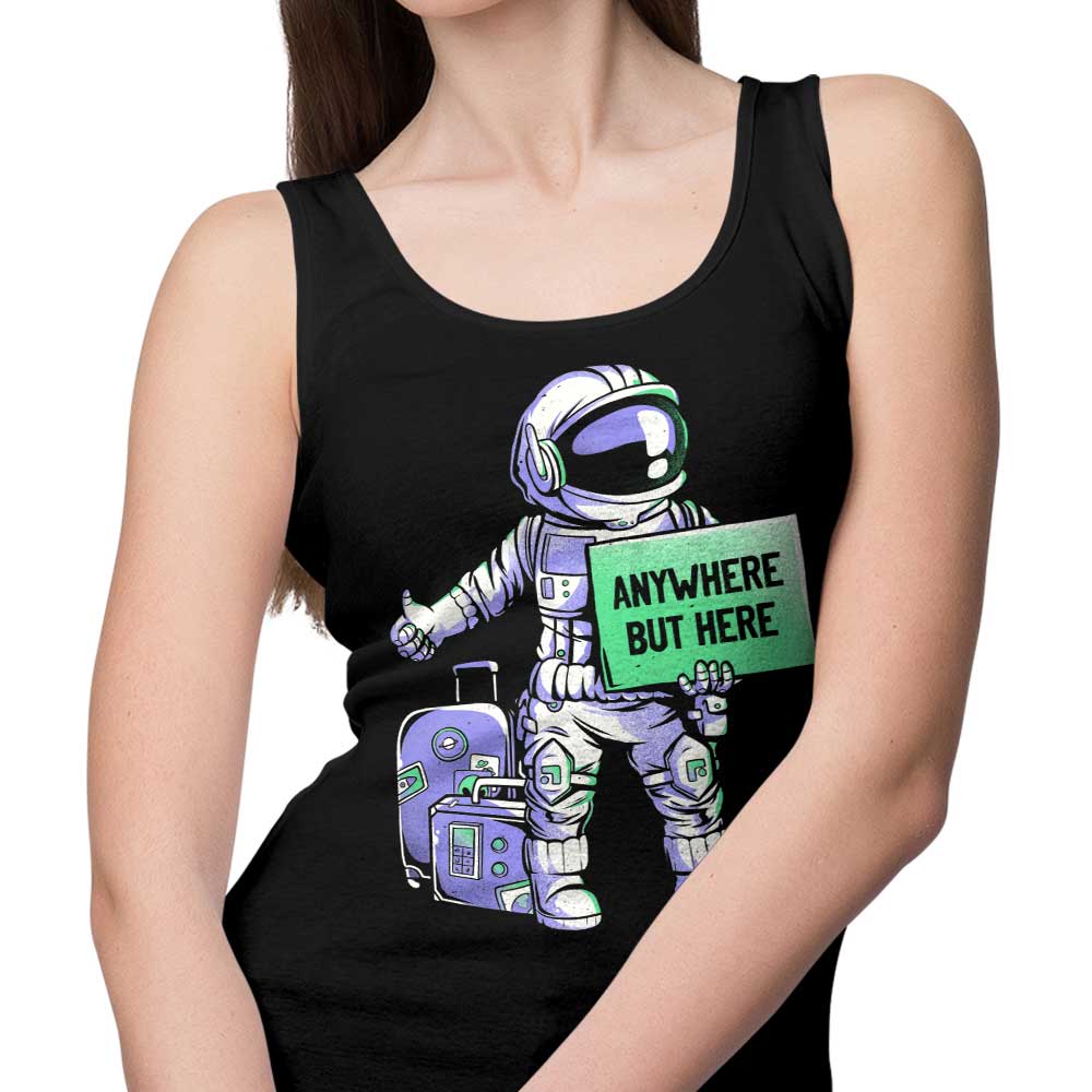 Edu.ely's 'Anywhere But Here' Comfortable Men's and Women's Tank Tops