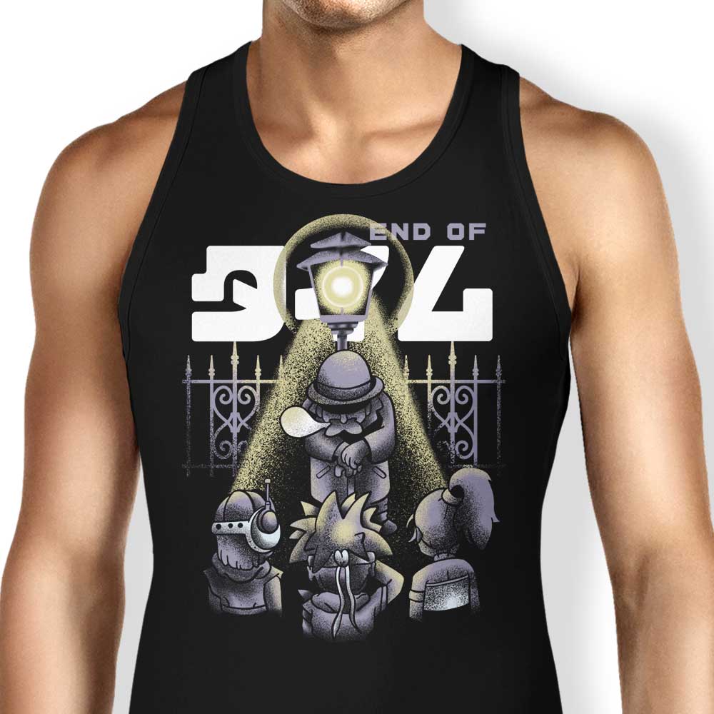 Sketchdemao's End of Time Design Men's and Women's Unisex Comfortable Tank Tops