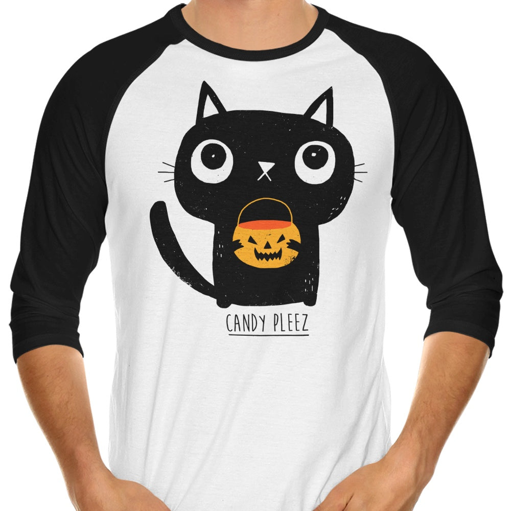DinoMike's Candy Pleez 3/4 Sleeve Raglan Style T-Shirt for Fashion Lovers