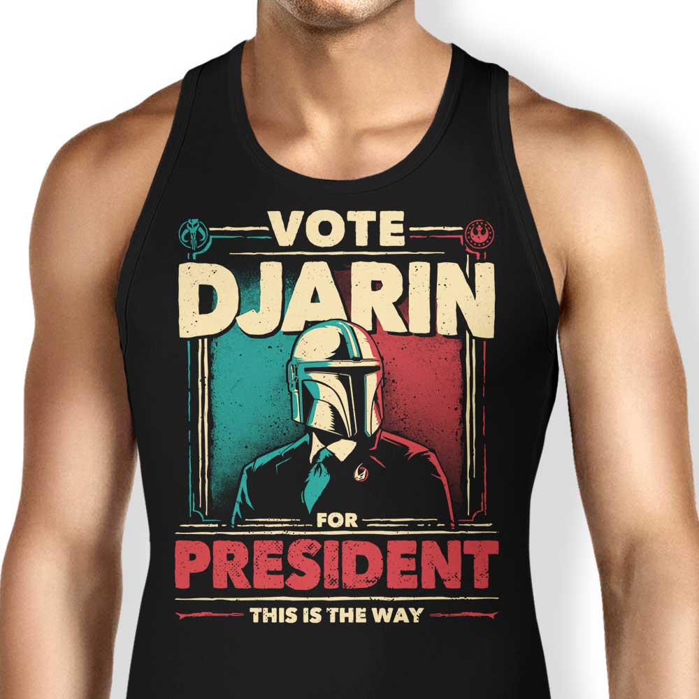Comfortable 'Djarin for President' Unisex and Women's Tank Tops