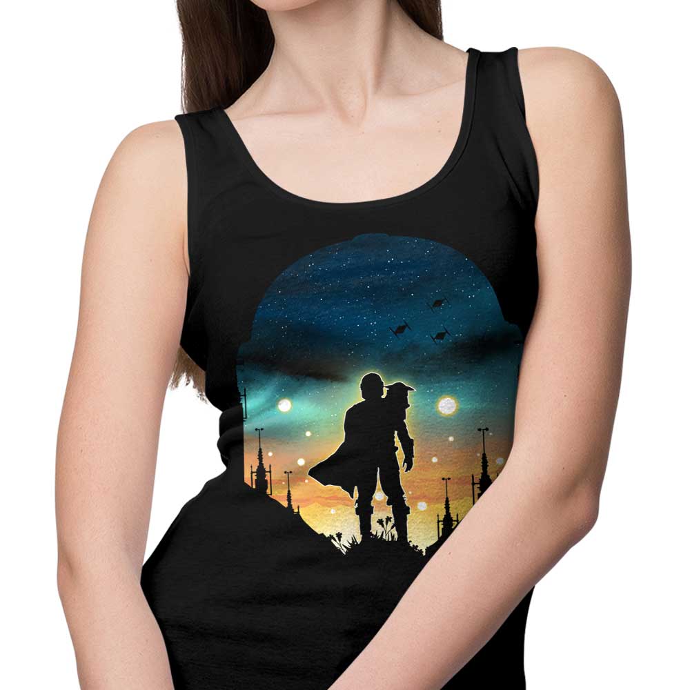 Djarin Sunset Men's and Women's Unisex Comfortable Tank Top