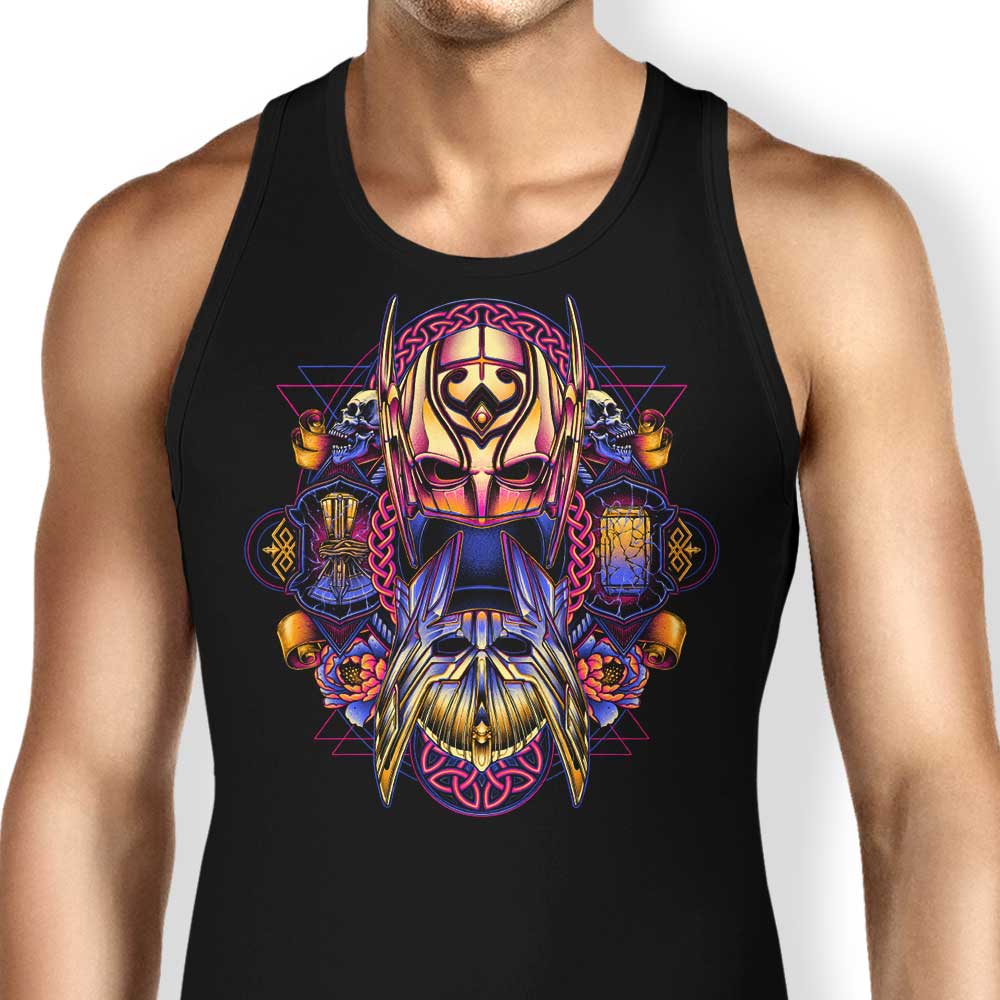 Colorful Thunder Stylish Unisex and Women's Tank Tops