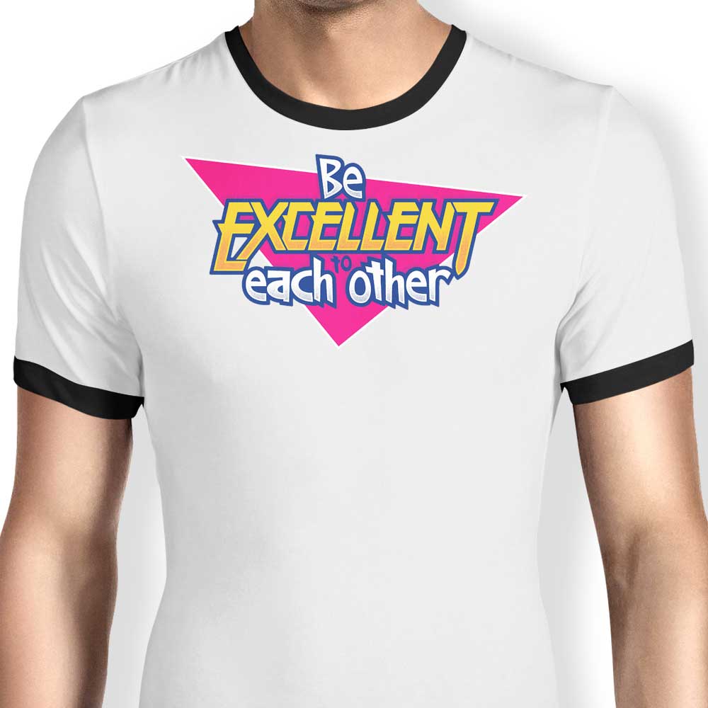Be Outstanding - Men's Ringer Style Cotton T-Shirt