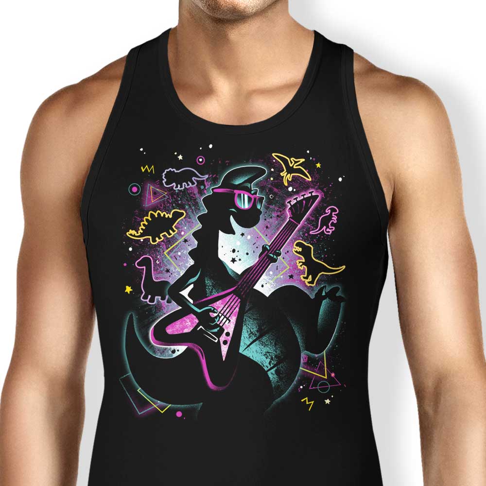 Alemaglia's Rocking Dinosaur Unisex and Women's Comfortable Tank Tops