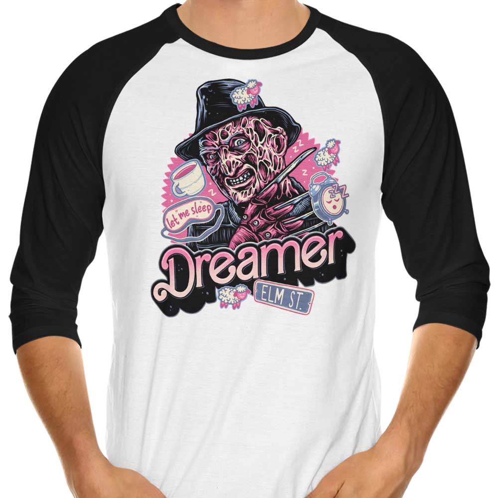 Momma Gorilla's Dreamer Love 3/4 Sleeve Raglan Style T-Shirt for Casual Wear