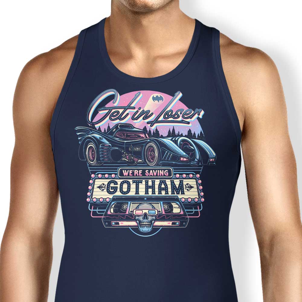 Momma Gorilla Inspired - We're Saving Gotham Tank Top for Trendy Wear