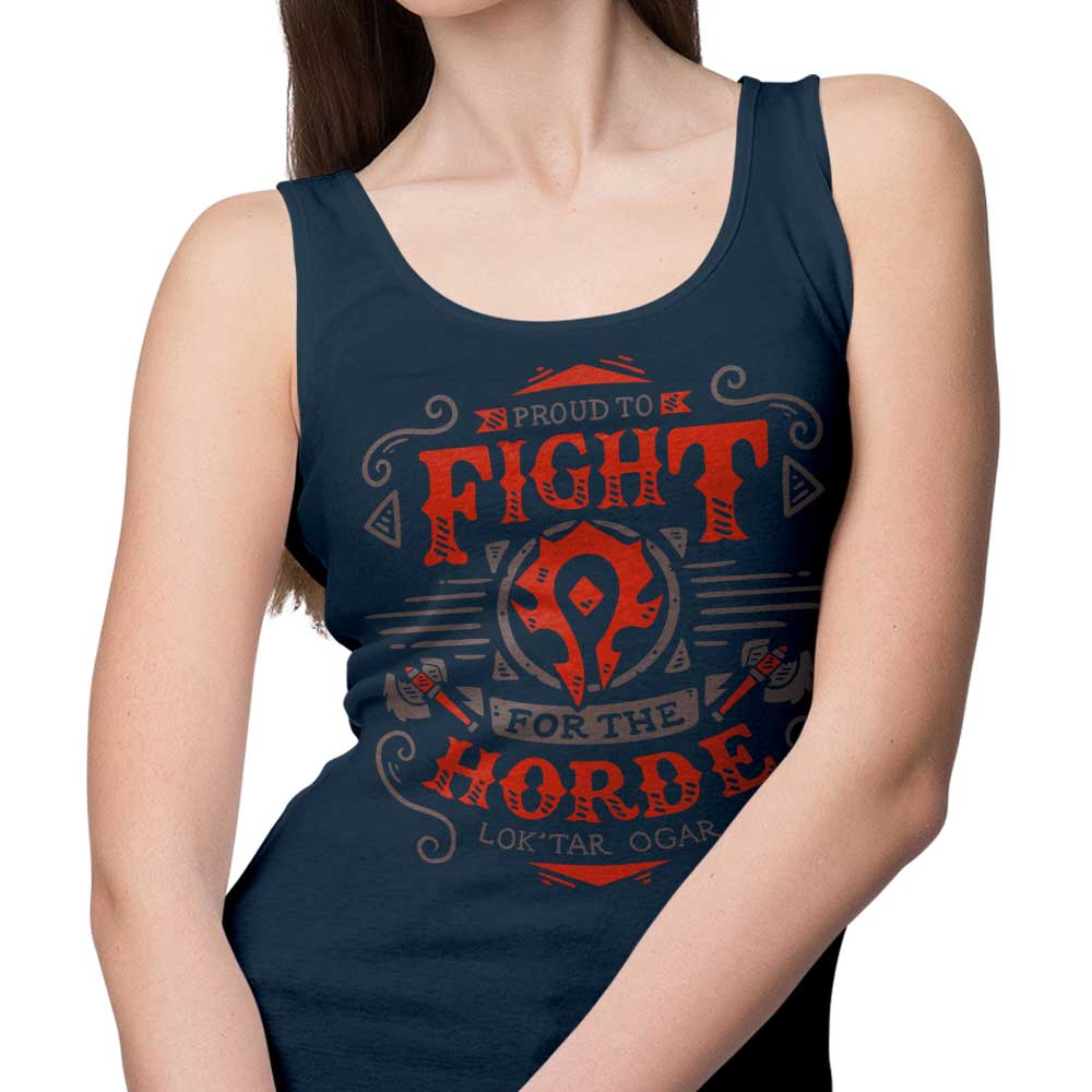 Horde-Themed Combat-Inspired Men's and Women's Tank Tops for Battle Enthusiasts