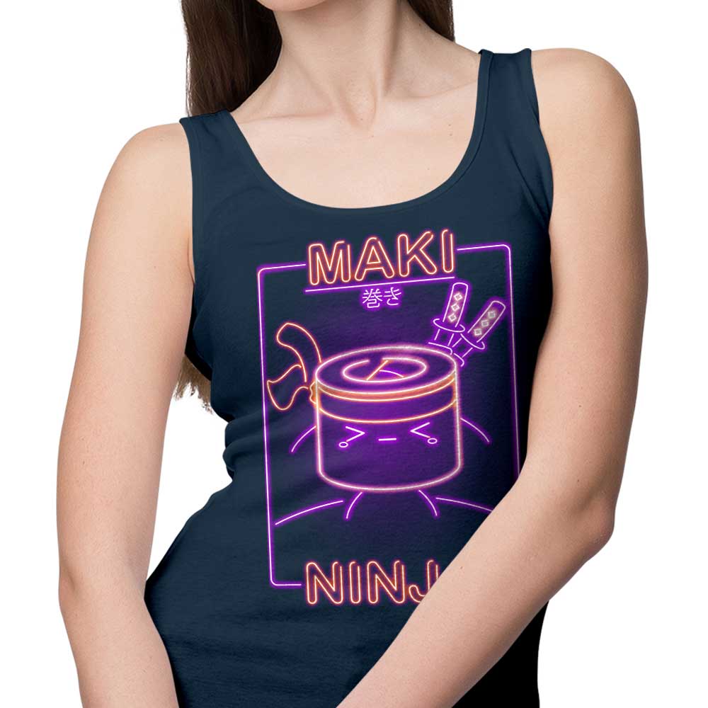 Donnie Illustrations' Neon Maki - Ninja Men's and Unisex/ Women's Fashionable Tank Tops