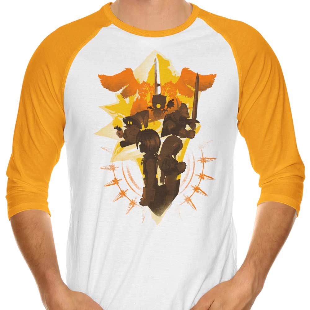 Hypertwenty's Melodies Of IX 3/4 Sleeve Raglan Style Casual T-Shirt