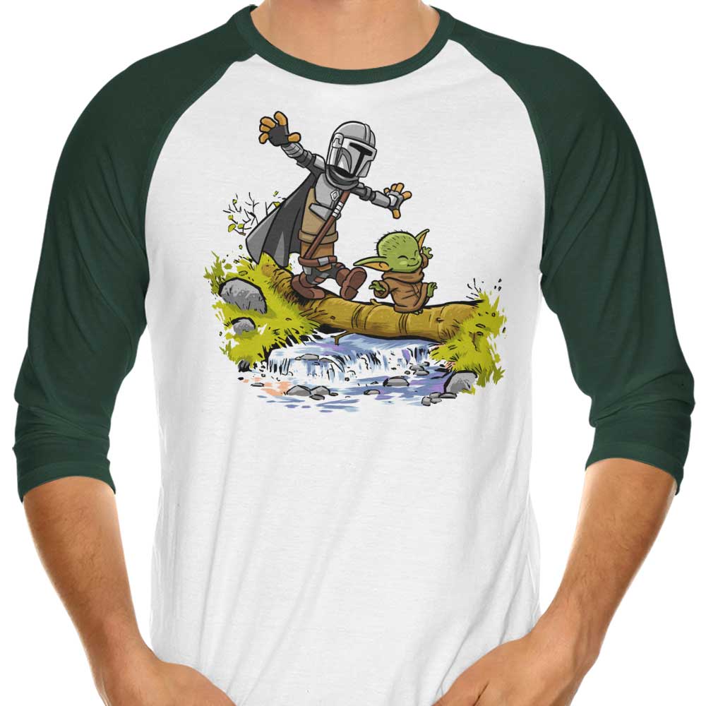 AlbertoCubatas Baby and Merc 3/4 Sleeve Raglan Style T-Shirt