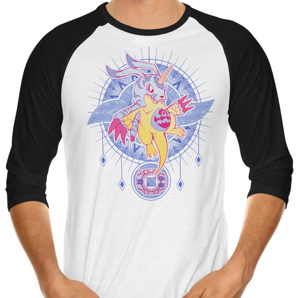 Chocolate Raisin Fury's 3/4 Sleeve Raglan T-Shirt with Friendship Crest