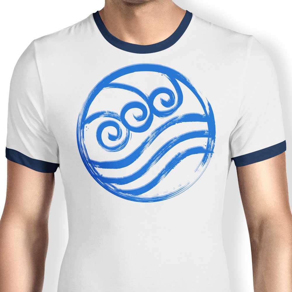 Dr. Monekers' Men's Water-themed Ringer T-Shirt