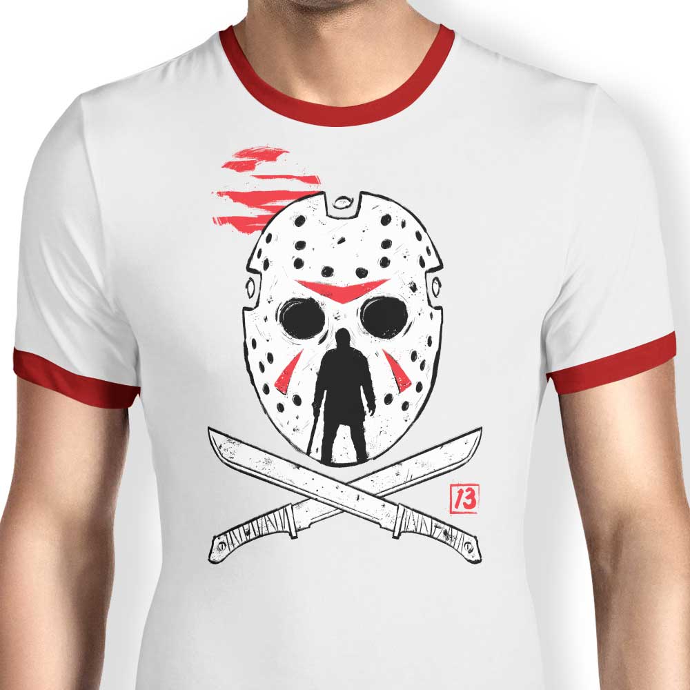 Friday Ink Men's Classic Ringer Style Cotton T-Shirt