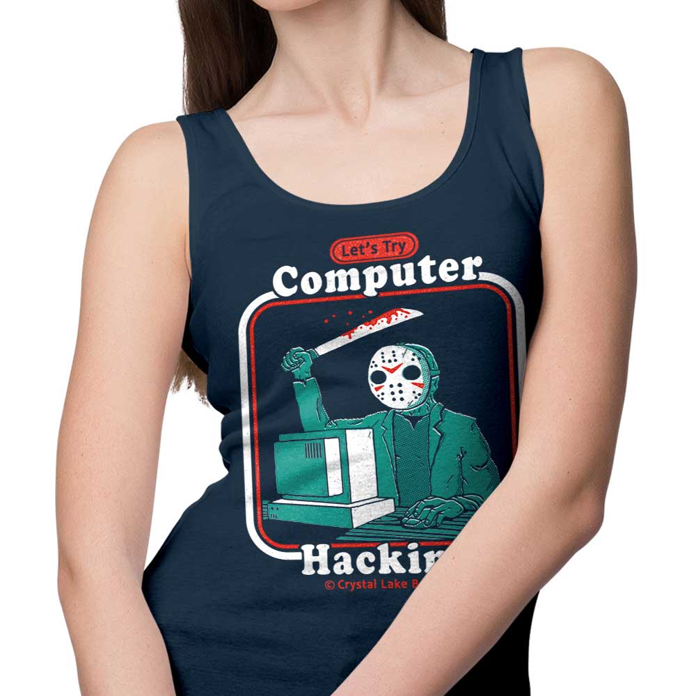 Beginner's Hacking-themed Comfortable Tank Tops for Men and Women