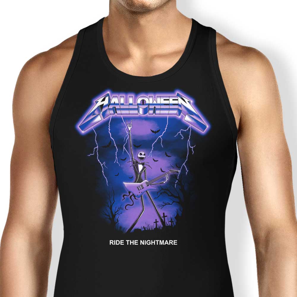 Ride the Nightmare Retro-Style Tank Top for a Thrilling Look