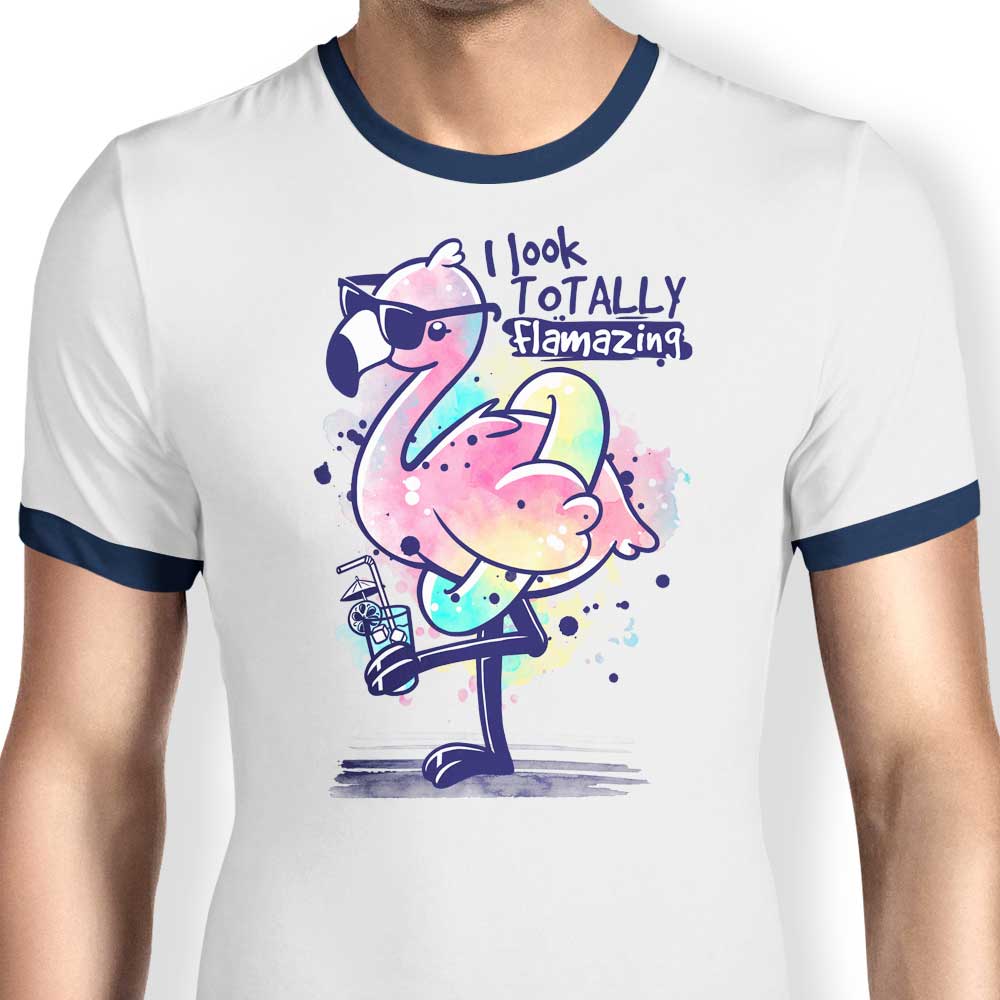 Totally Awesome - Men's Ringer Style Cotton T-Shirt
