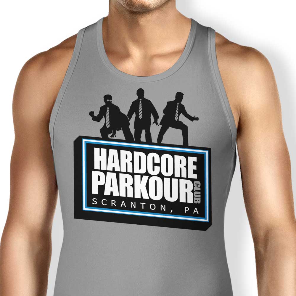 Hardcore Parkour-themed Men's Tank Top
