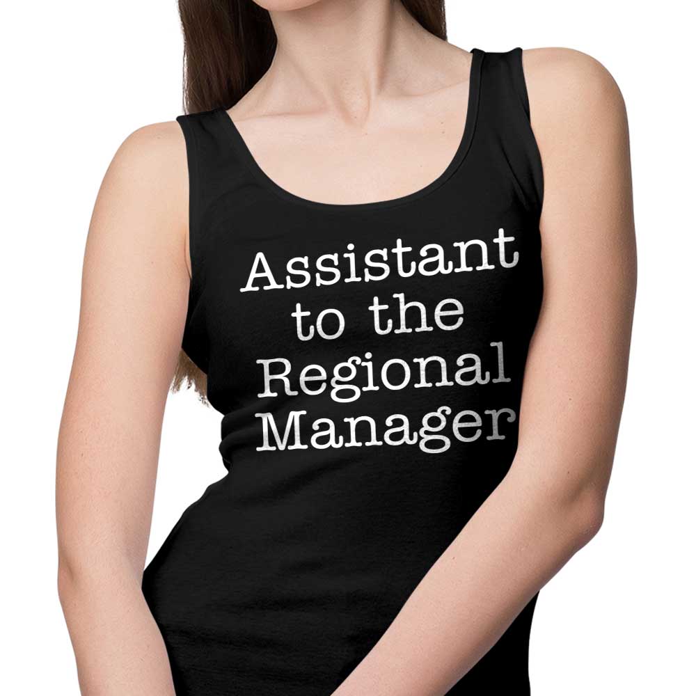 Comfortable Legacy Artwork 'Assistant to the Regional Manager' Tank Tops for Men and Women