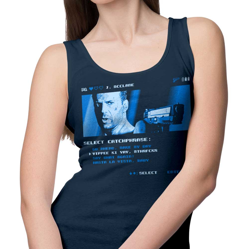 Teesgeex Yippee Ki Yay Stylish Men's and Women's Tank Tops