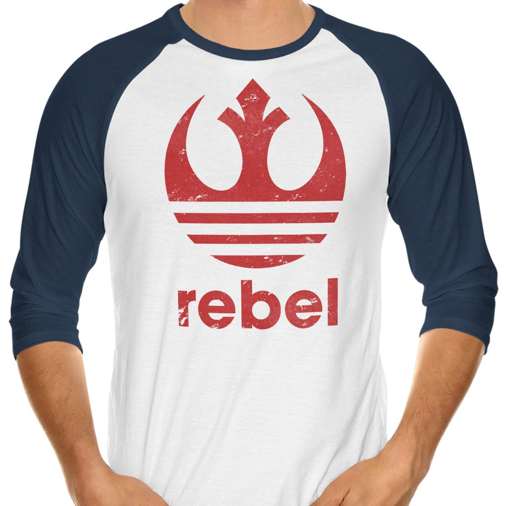 Classic Rebel 3/4 Sleeve Raglan Stylish T-Shirt