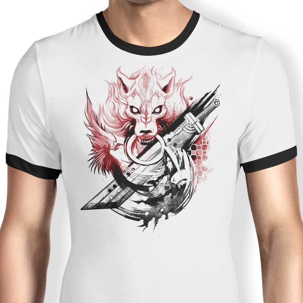 Jimiyo's Amano Homage - Premium Men's Ringer T-Shirt in S to 4XL Sizes