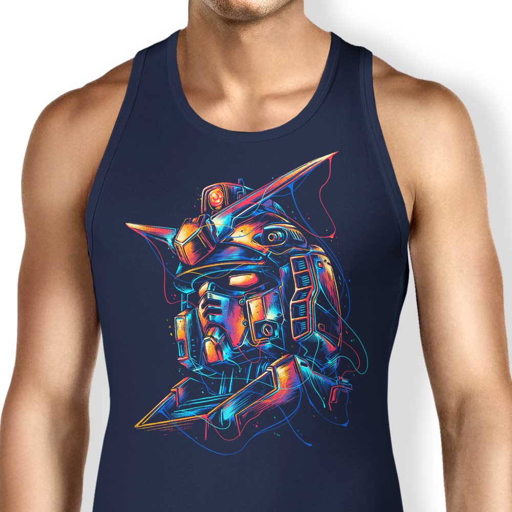 Vibrant Mecha - Comfortable Men's and Women's Tank Tops