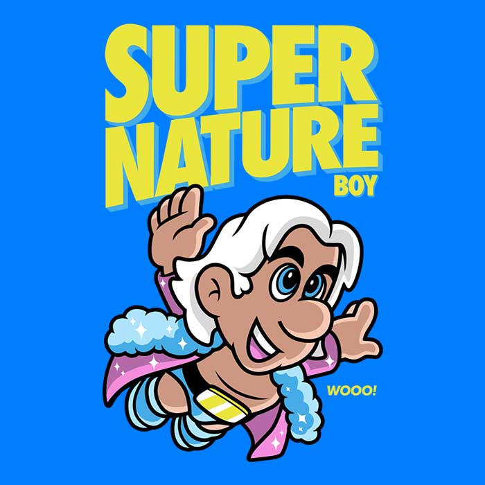 Super Nature Boy 3/4 Sleeve Stylish Raglan T - Shirt