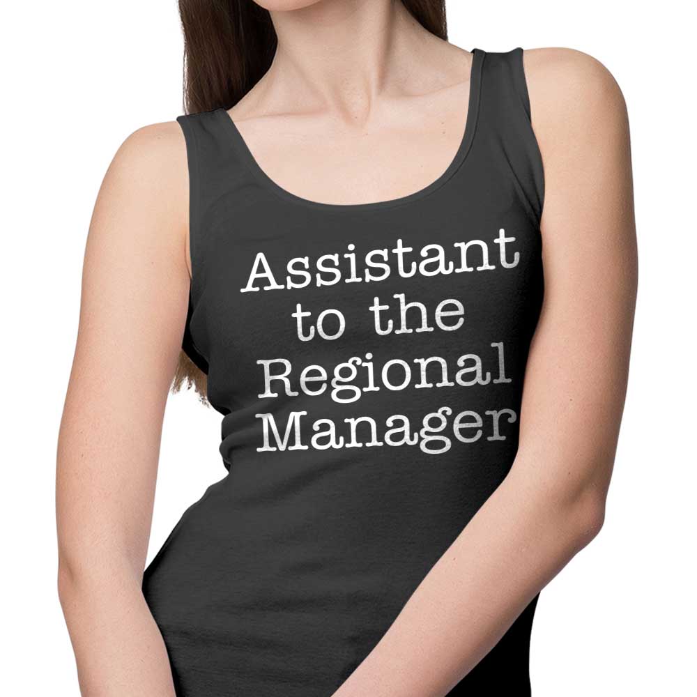 Comfortable Legacy Artwork 'Assistant to the Regional Manager' Tank Tops for Men and Women