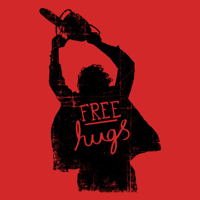 DinoMike's Free Hugs 3/4 Sleeve Stylish Raglan T-Shirt