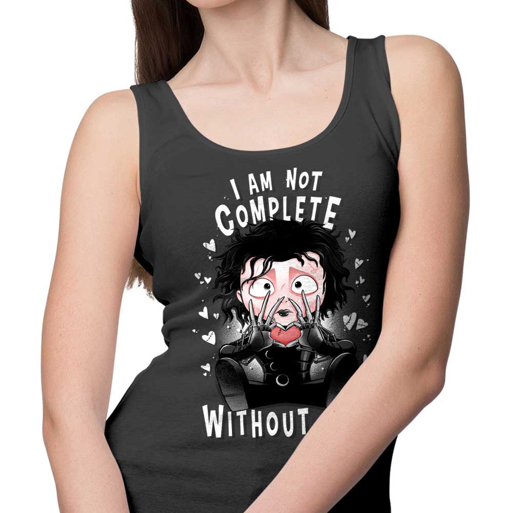 Alemaglia's Comfortable 'I Am Not Complete Without You' Tank Tops for Men and Women