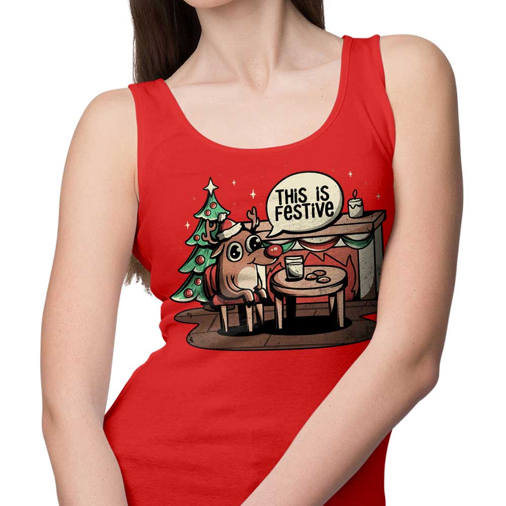 This is a Festive-themed Women's Tank Top