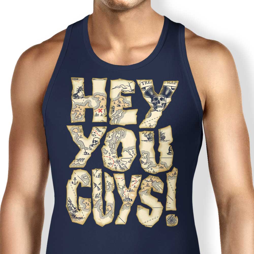 Hey You Guys Casual Tank Top for Men and Women by CoD Designs